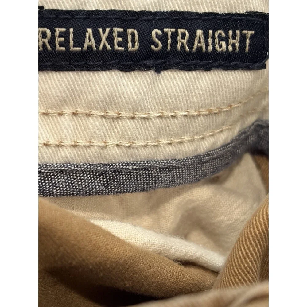 American Eagle Pants Men’s 34x32 Tan Relaxed Straight Khakis